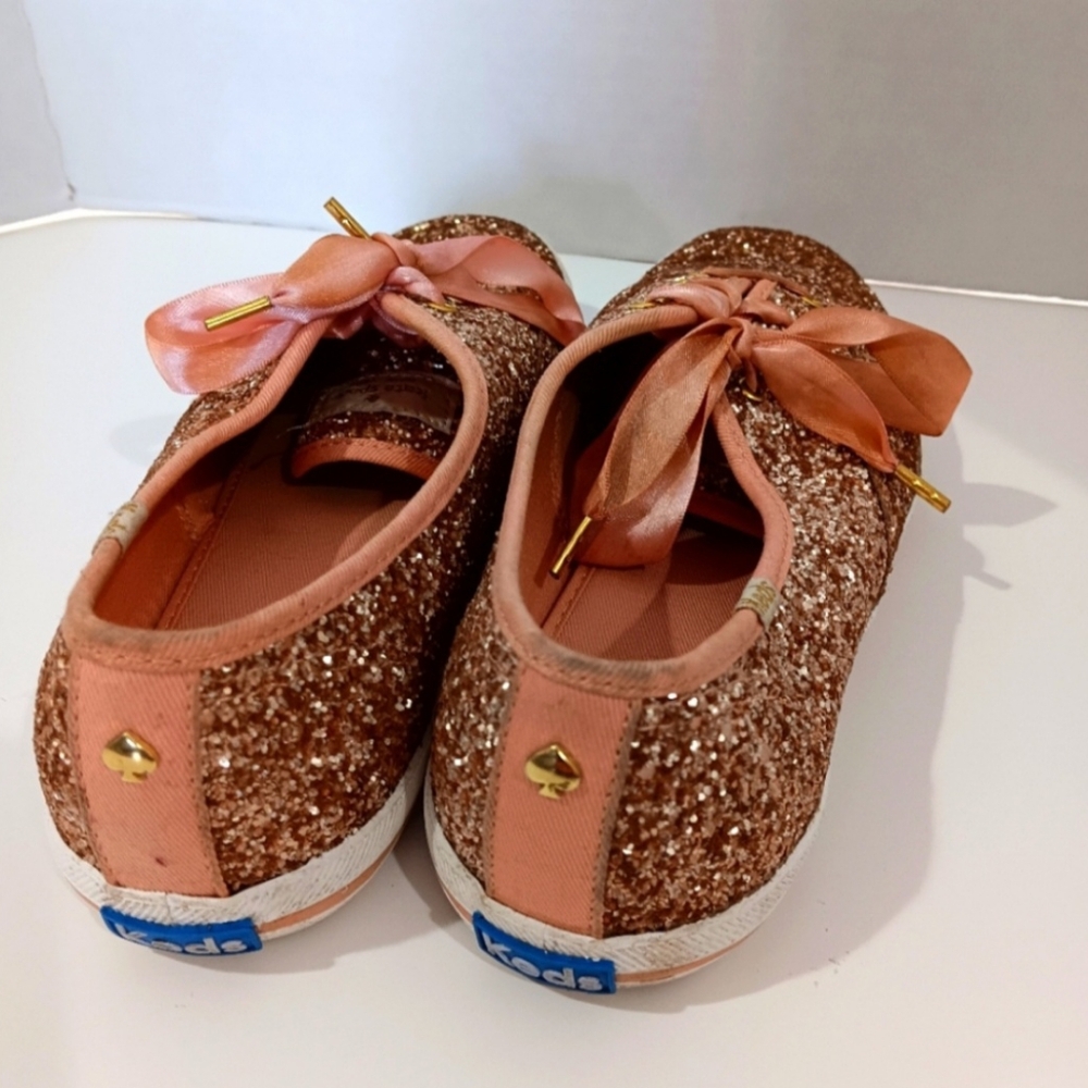 Keds for Kate Spade Women's Lt. Pink Glitter (Size 9) Sneaker Shoes - Picture 2 of 7